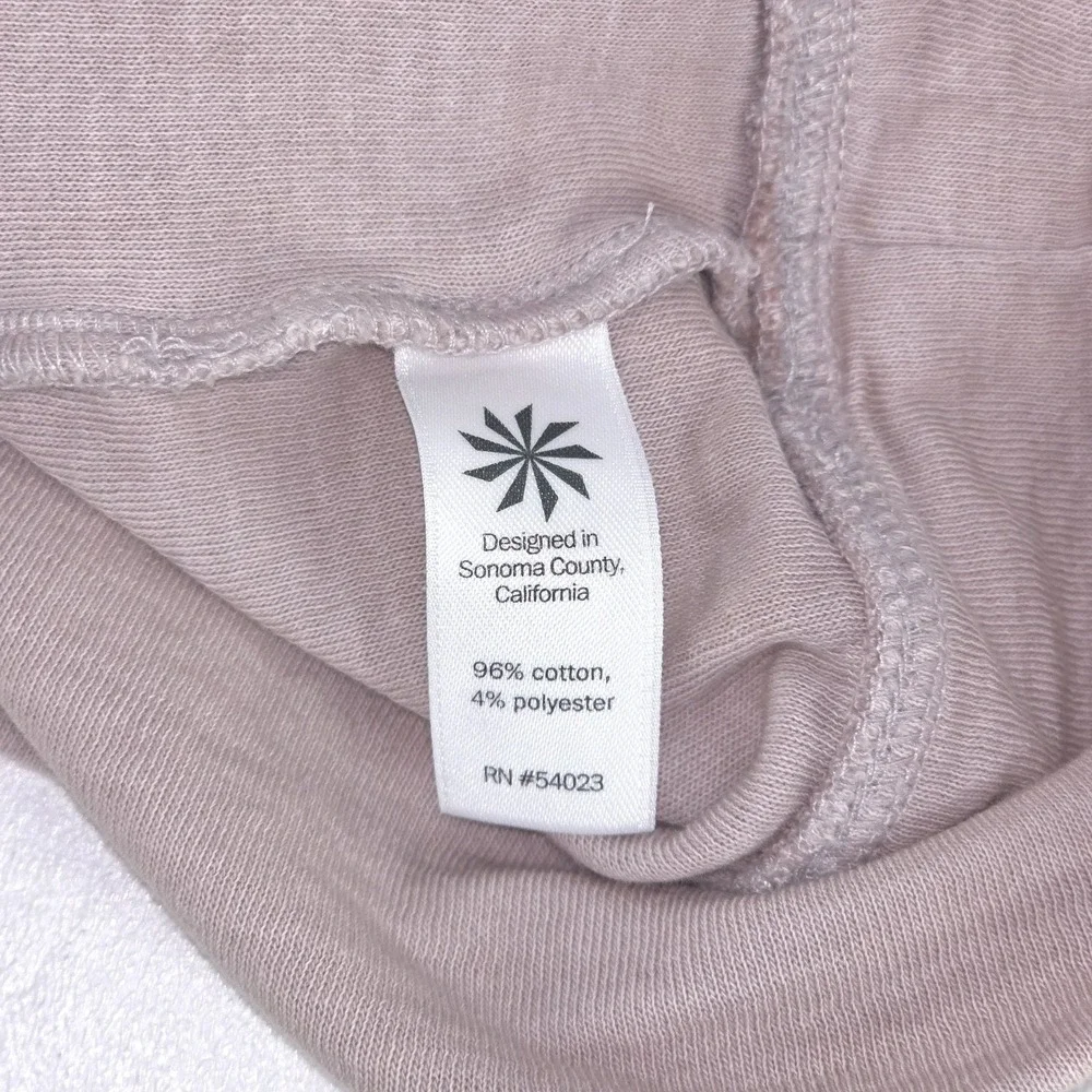 Athleta Eco Wash Turtleneck Sweatshirt Dress Medium Thumb Sleeve Athleisure Prep